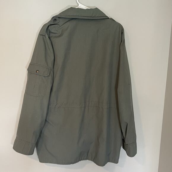 Vintage Northwest Territory Mens Medium Gray Barn Coat Jacket Flannel Lined - Picture 7 of 8